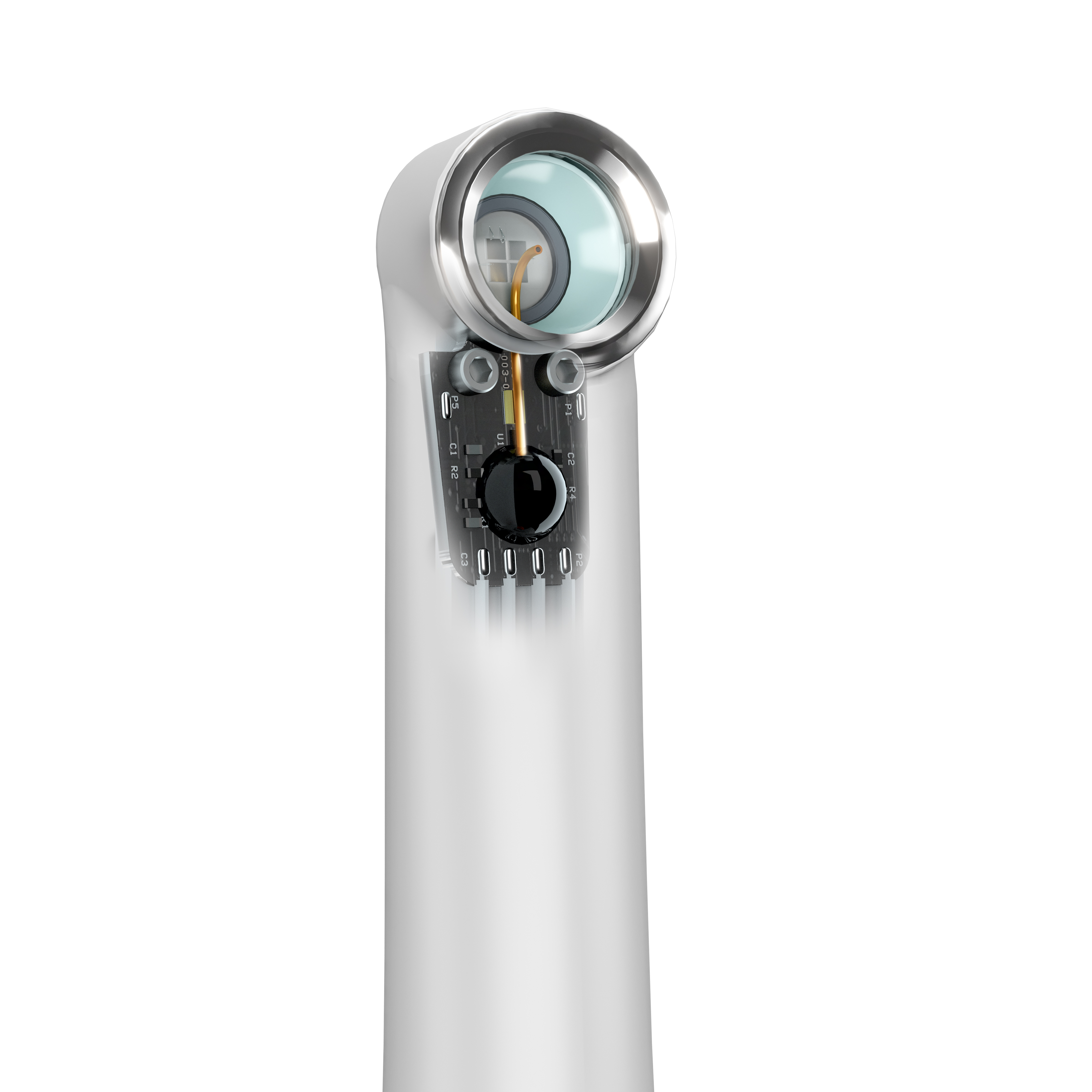 Loop Smart LED Curing Light by Garrison Dental - Xray Fiber Optic Sensor Close Up