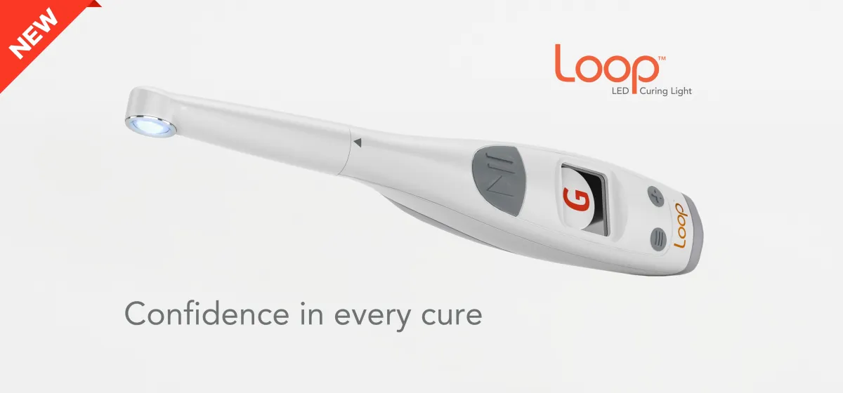 NEW Loop Smart LED Curing Light Homepage Slider